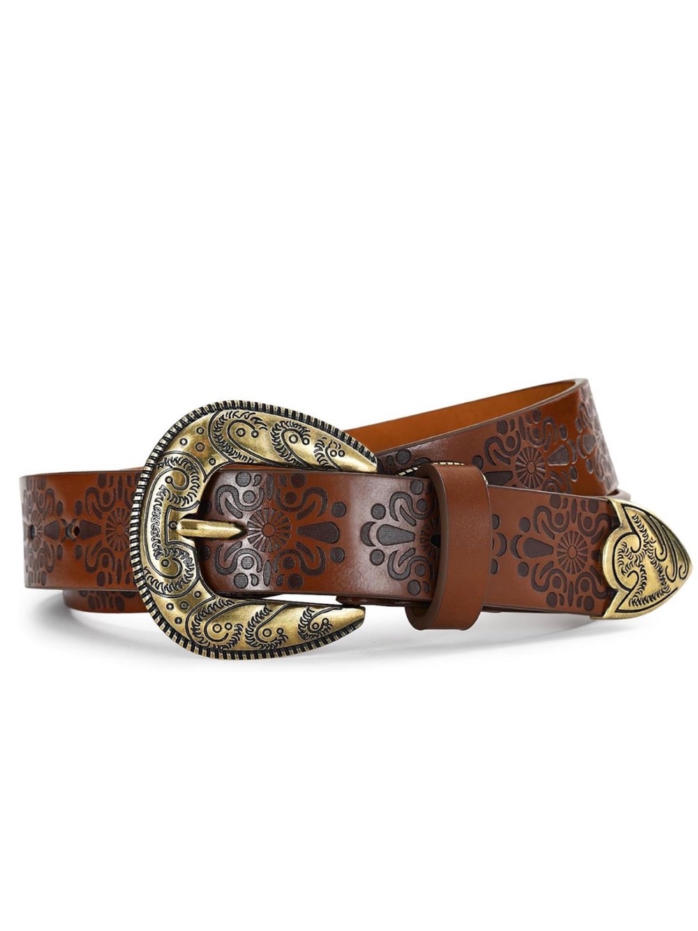 Cowgirl Belt  Concho Belt, Boho Western Belt, Vintage Style Oval New